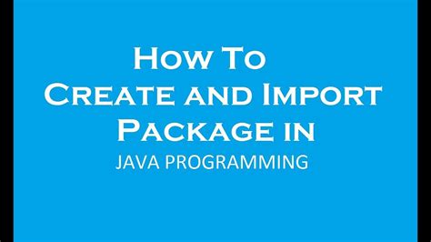 java import from test package|Packages In Java .